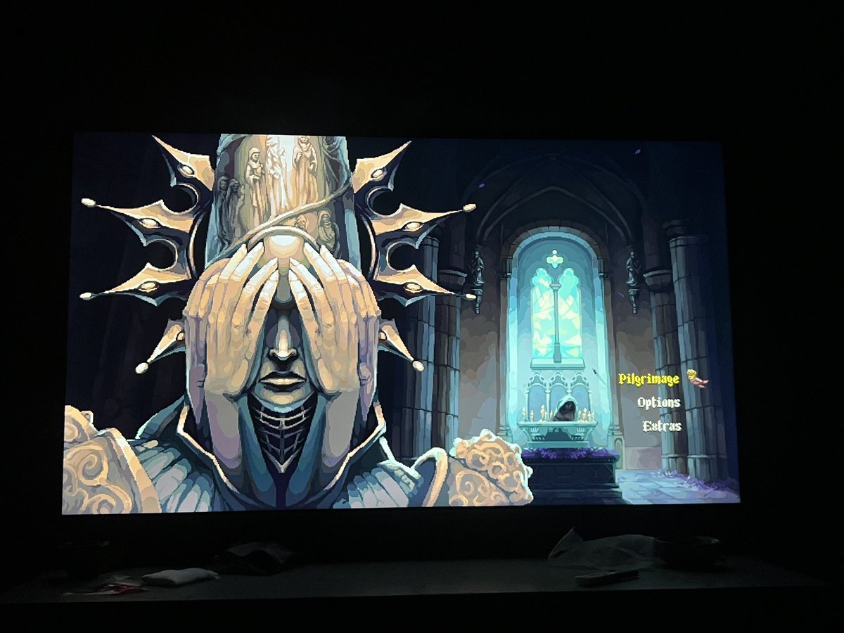 knowsferatu's tweet image. This game is going to save my depressed ass. #Blasphemous