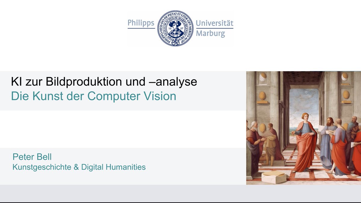 Peter_Bell77's tweet photo. Morgen spreche und diskutiere ich @Villigst #digitalarthistory #criticalmachinevision #aiart https://t.co/fi6ZNLvq5N