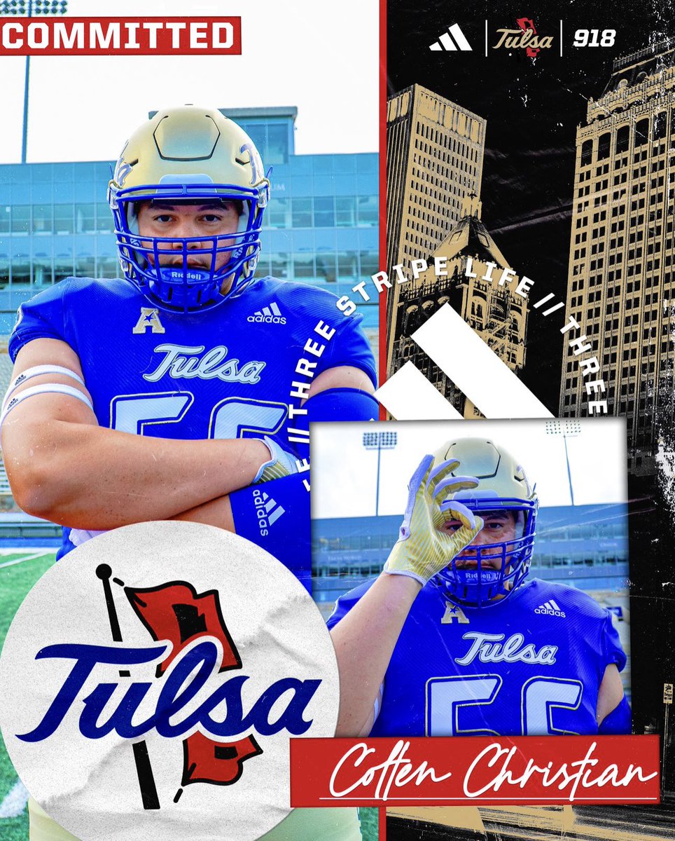 110% committed! Reign Cane🌀💙💛

@TulsaCoachKDub 
<a href="/CoachStanchek/">Ryan Stanchek</a> 
<a href="/TulsaFootball/">Tulsa Football</a> 
<a href="/collinsville_fb/">Cardinal Football</a> 
<a href="/JRConrad64/">J.R. Conrad</a>