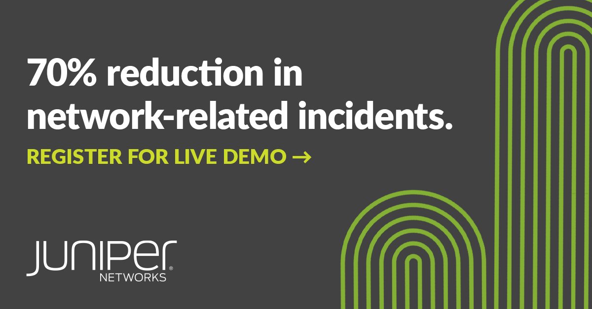Jon Jumento (@jumentojon) on Twitter photo Want a free Juniper Access Point + a complimentary 90-day <a href="/JuniperNetworks/">Juniper Networks</a> Mist #cloud service subscription to try out on your own?
Sign up now for our Weekly Mist #AI Demo: juni.pr/3CQzh1z Want a free Juniper Access Point + a complimentary 90-day <a href="/JuniperNetworks/">Juniper Networks</a> Mist #cloud service subscription to try out on your own?
Sign up now for our Weekly Mist #AI Demo: juni.pr/3CQzh1z