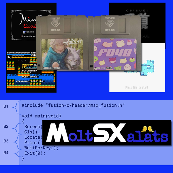 AAMSX's tweet photo. Más Estands:
@FutureDiskMsx , ¡Esta vez con dos números seguidos! el 48 y 49. Discos cargados de nuevos juegos y demos. 
Y tenemos un nuevo grupo que entra en escena: @MoltSXalats  y lo hace programando en C.
Más info: https://t.co/LD0GMqwy9u https://t.co/EKsIxPZE1B