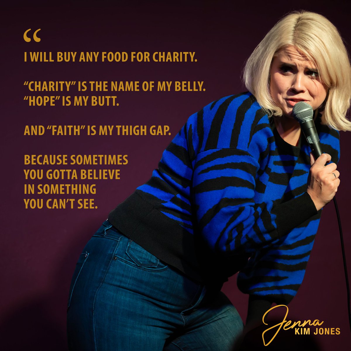 Ladies, you know what I'm talking about, right? 

#JennaKimJones #standupcomedy #comedy #foodlove #relatable