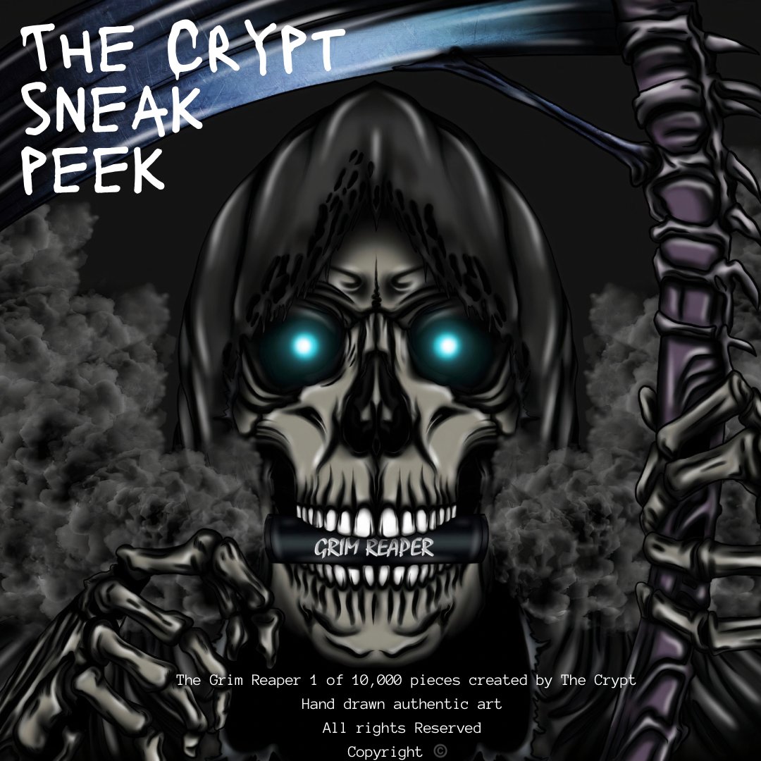 PantVivaan's tweet image. OMG , wass that now !!!
Grim Reaper looking to come out of the Grave, destiny gonna be changed!!!

#Crypt #FollowTheCrypt @TheCryptNfts

Join the discord and see the dead coming back to life..
discord.gg/the-crypt