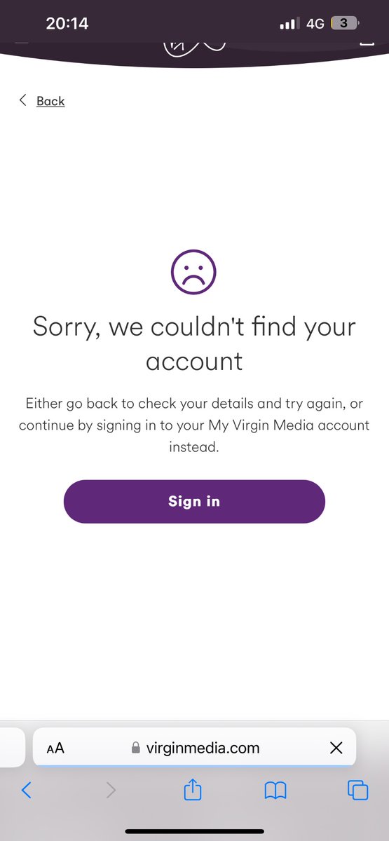 ClaireRothstein's tweet photo. @virginmedia haven’t had internet all day, same the other day, can’t even find my account today to check the service. (Which is clearly down AGAIN!) https://t.co/e5u6LsLSjc