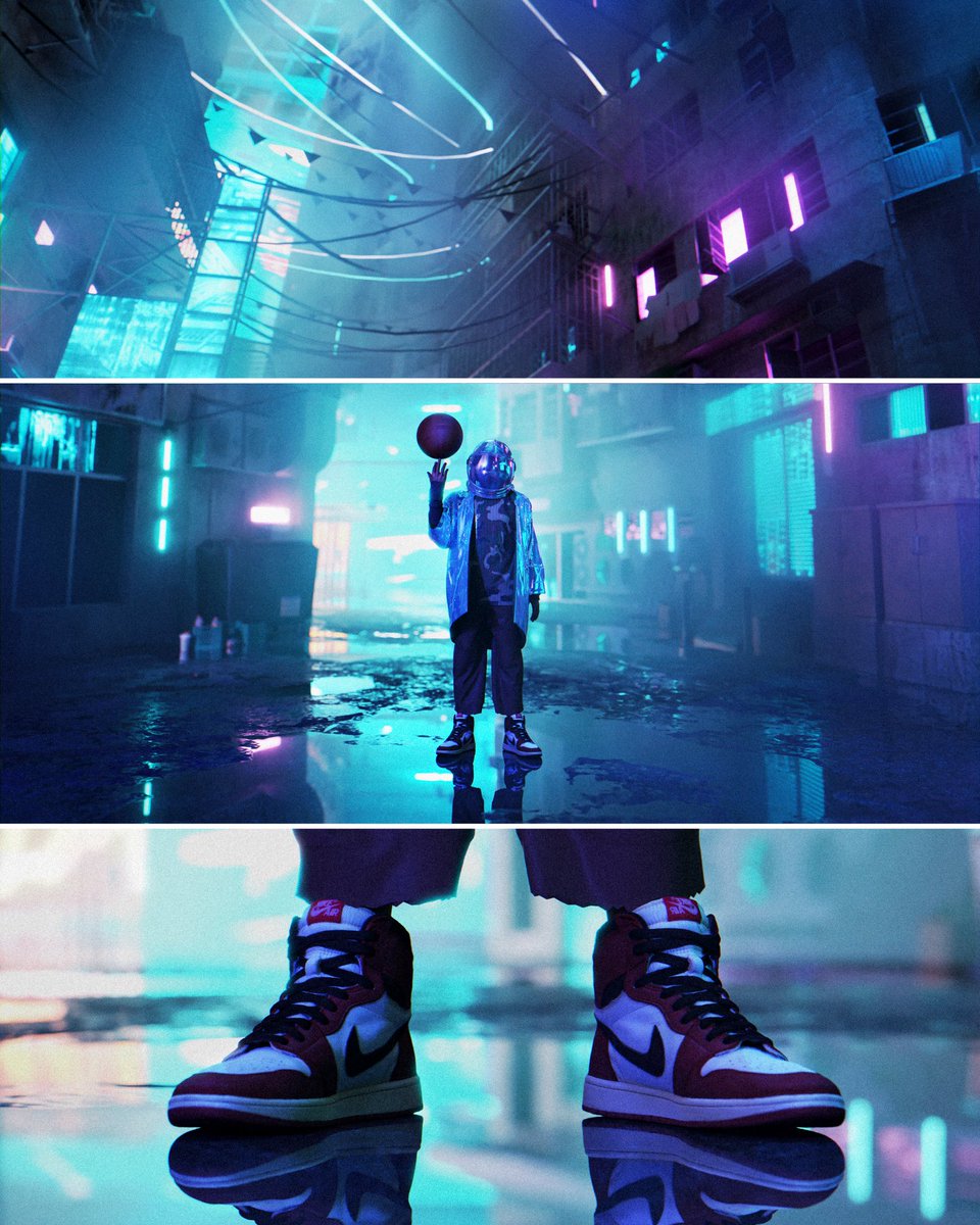 MikeFogg24's tweet photo. Dreaming stills.
#spacehoops #blender3D https://t.co/fUSnfP38yJ