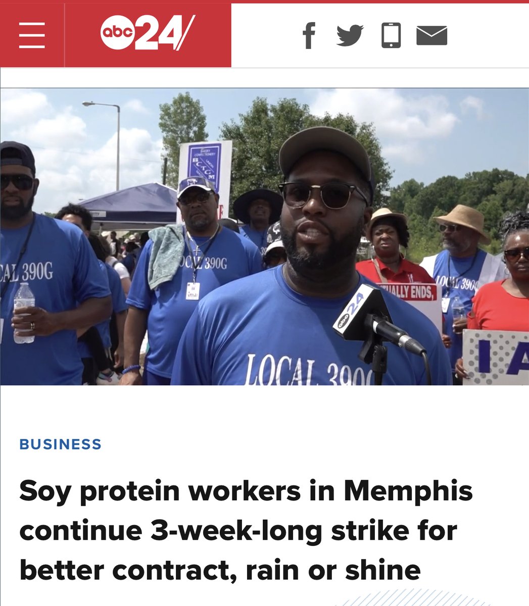 #SOLIDARITYFRIDAY

Our union siblings in Memphis at @BCTGM Local 390G are in their third week on strike at #IFF.  If you're able, contribute to their strike fund: gofundme.com/f/support-the-…

We will continue to stand with them as they fight for the contract they deserve!