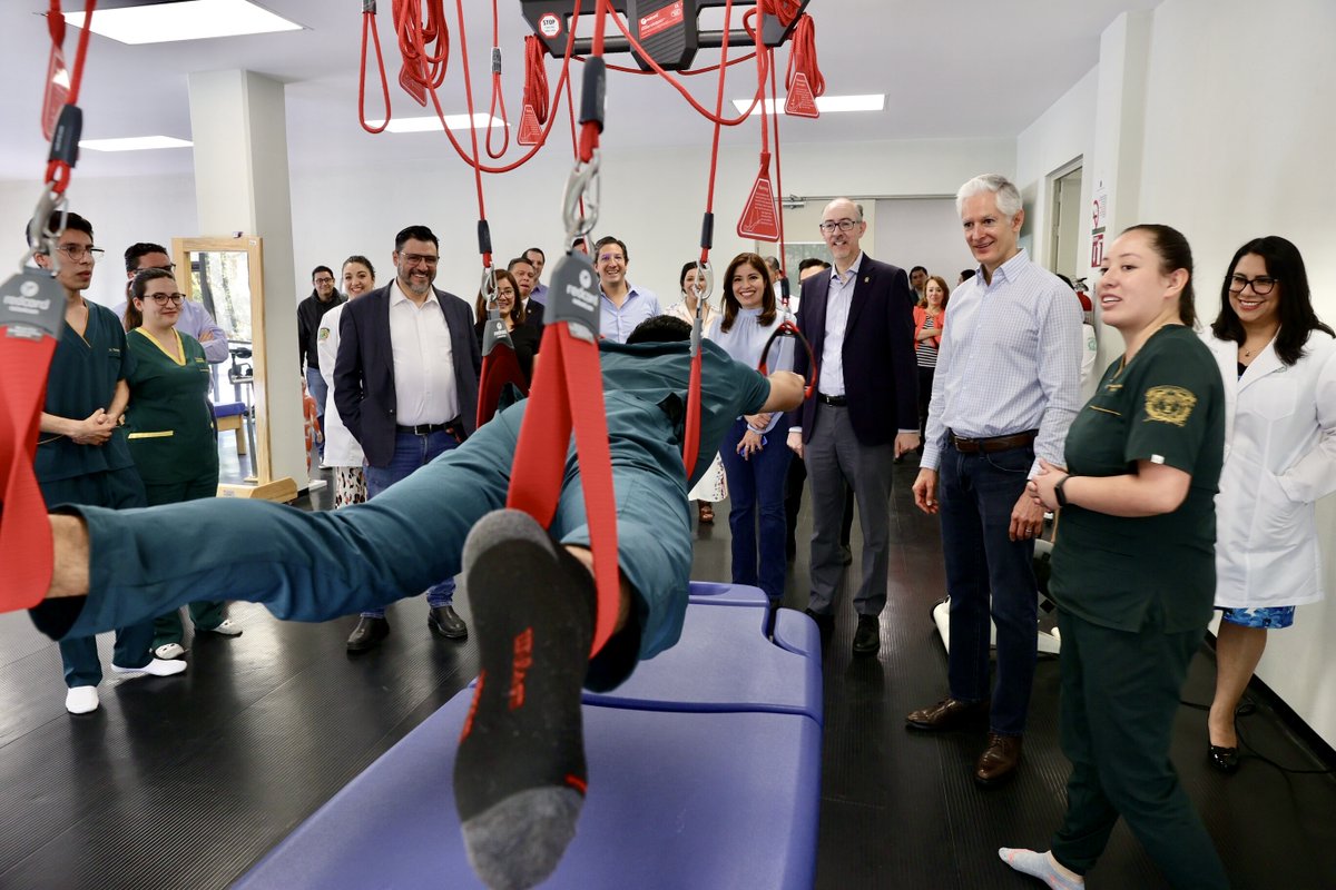 Con el Centro de Fisioterapia y Terapia Ocupacional que hoy inauguramos en la <a href="/UAEM_MX/">UAEMéx</a>, podrán mejorarse los métodos de diagnóstico y el desarrollo de terapias más eficaces y seguras basadas en ciencia y tecnología de punta.