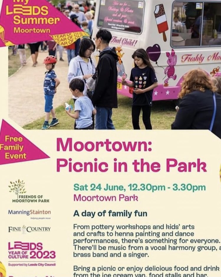 ChapelAToday's tweet photo. Moortown Picnic in the Park tomorrow! https://t.co/RT9wkSzc1z