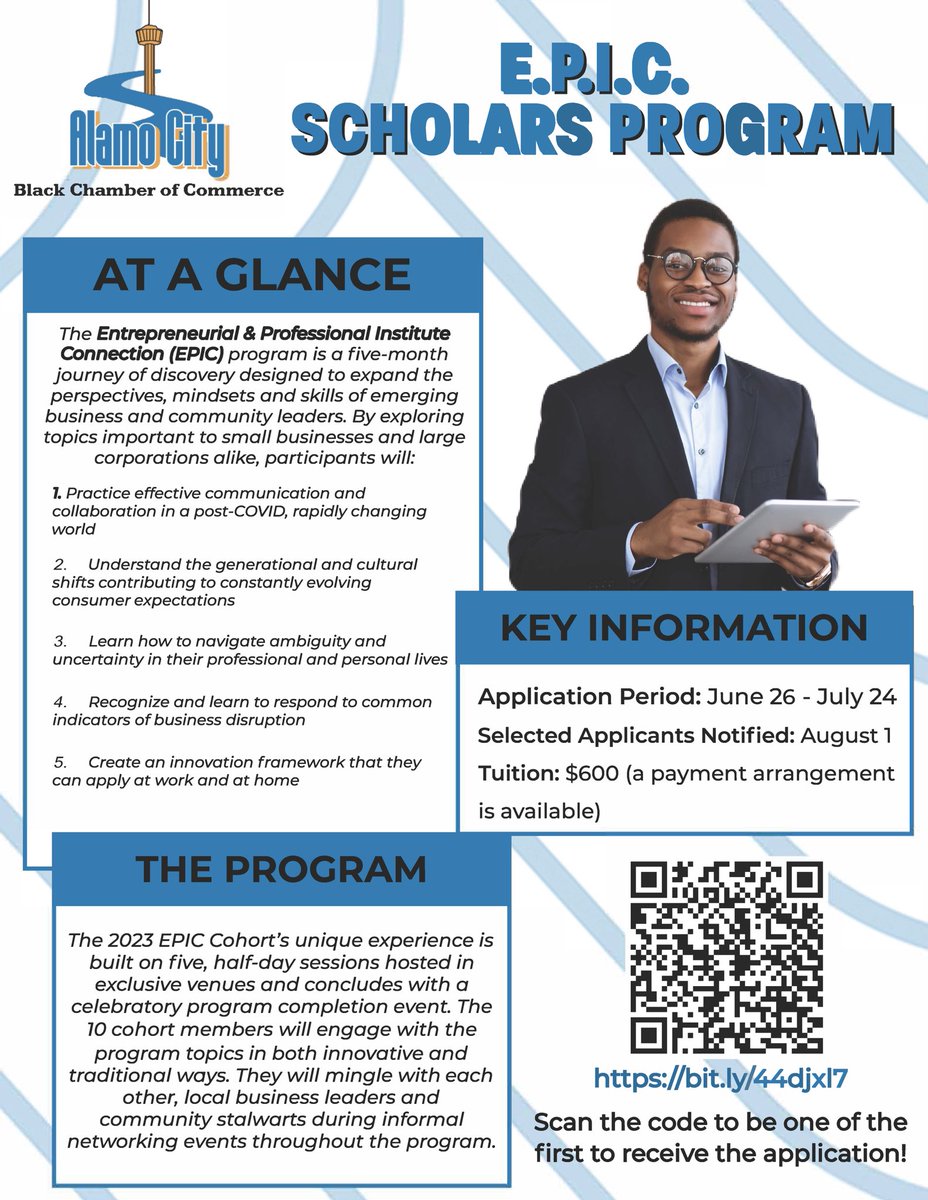 Ready to level up your leadership skills? Join the #EPICProgram2023! Hone your communication skills, understand consumer behavior, and tackle business disruptions head-on. Don’t miss out, applications open on June 26th! Discover more at bit.ly/44djxl7 🌐🔝