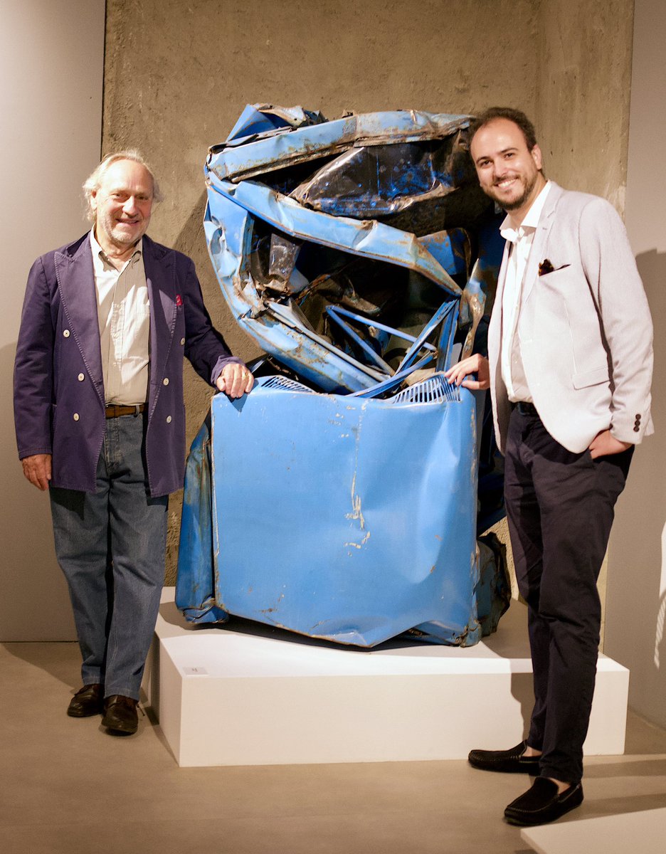 Merci Marc Stammegna pour cet échange sur #cesar et le #nouveaurealisme ! #art #artcontemporain #uzes