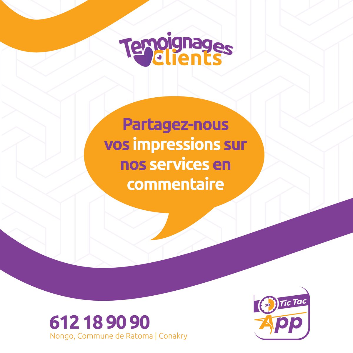📌Vos différents avis nous intéressent 😊