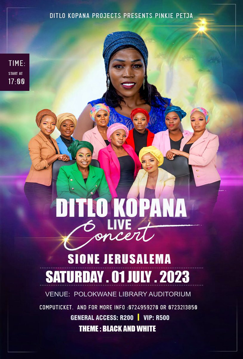 RĒFĪLWĒ👸🏾 on Twitter "We are coming to Polokwane on the 1st of July. 💚