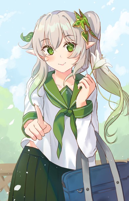 ナヒーダ・セーラー服   #原神 #Genshin #ナヒーダ