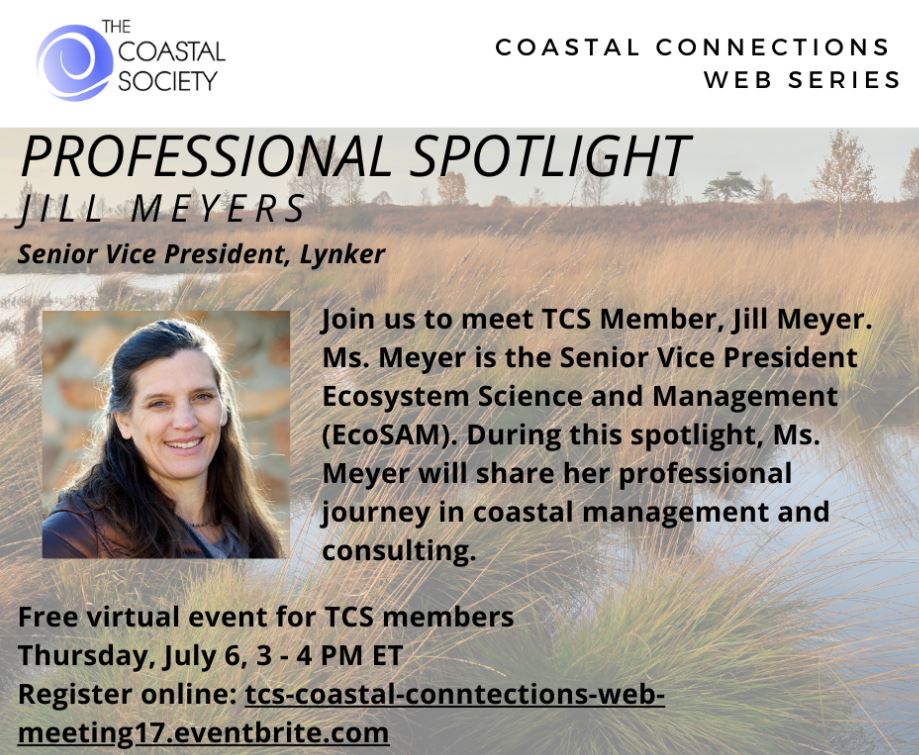 HAPPENING TODAY! Join our Professional Spotlight session happening today at 4pm ET!
Not a member yet, but don't want to miss this session? Register to be a TCS member today, here: thecoastalsociety.org/home/membershi…