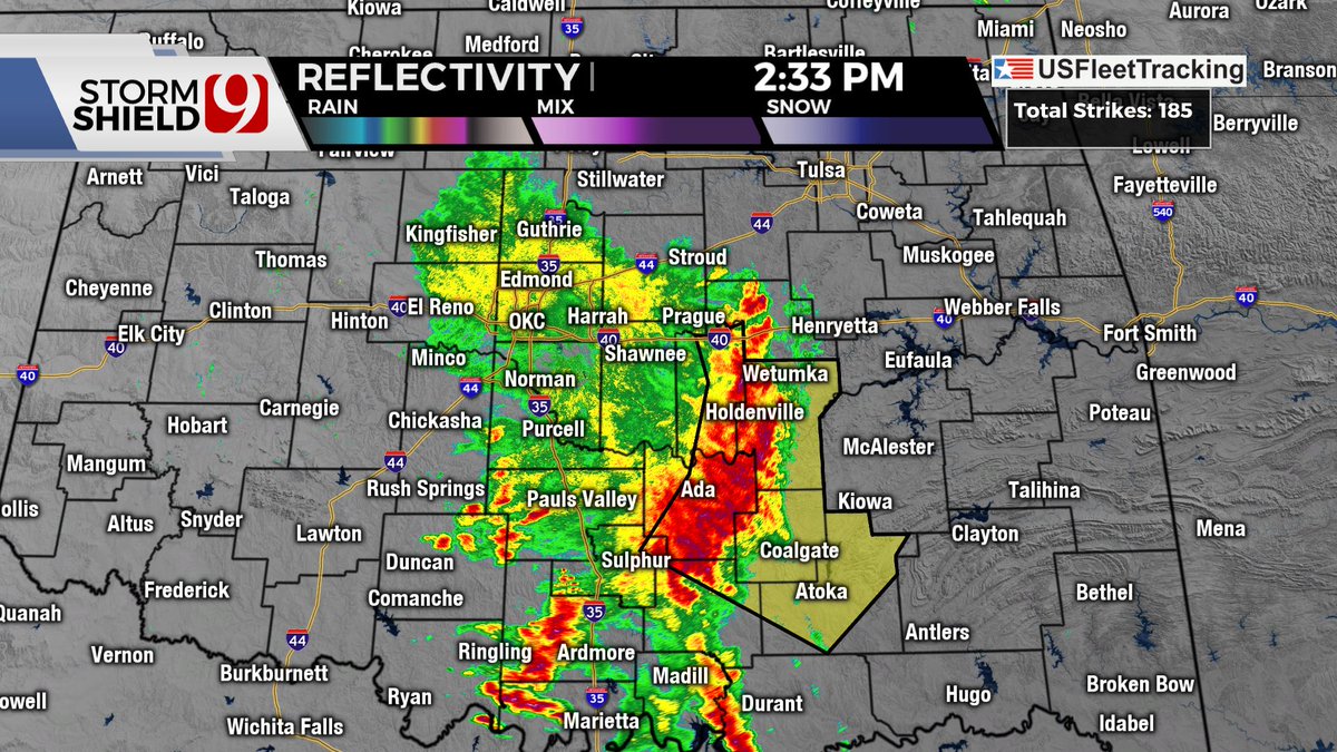 Jed Castles News 9 on Twitter "Our line of storms that went thru the