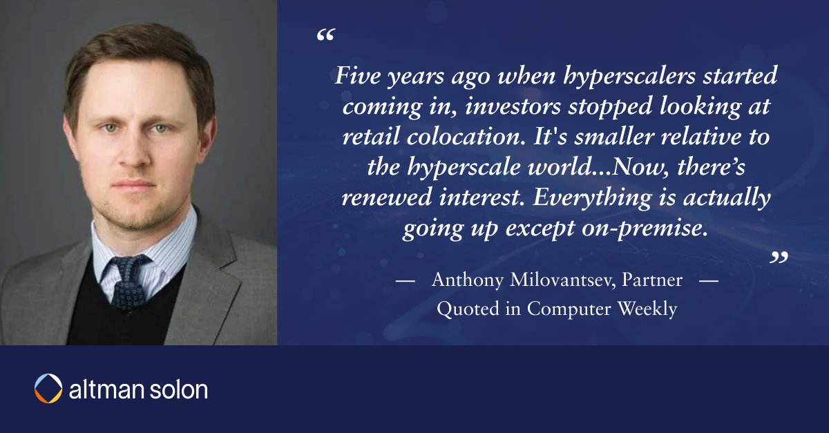 Is the UK data centre industry consolidation winding down? Partner Anthony Milovantsev discusses data centre merger and acquisition trends in an article by Computer Weekly. Read full article here: hubs.la/Q01VGg6R0

#datacenter #datacentre #tmt