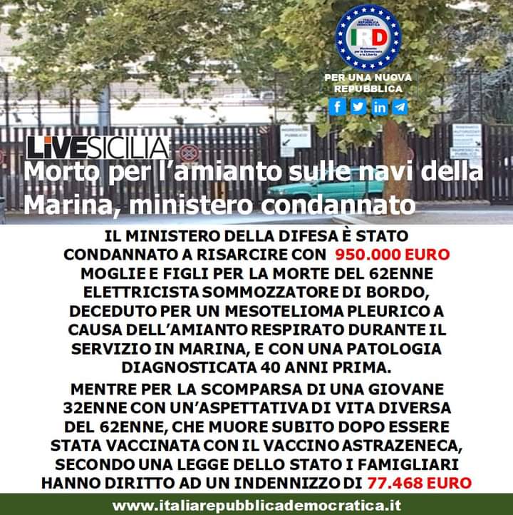 IN ITALIA SUCCEDE ANCHE QUESTO! VORREI SPIEGATO DALLE AUTORITA’ COMPETENTI COME MAI NEL NOSTRO PAESE POSSANO ESISTERE QUESTE GRAVI DISCREPANZE SU DUE RESPONSABILITÀ DELLO STATO. 77.468 EURO NON È UN INDENNIZO, MA UN'OFFESA ELEMOSINA. LA VITA DI UNA GIOVANE VALE MOLTO MOLTO DI PIÙ