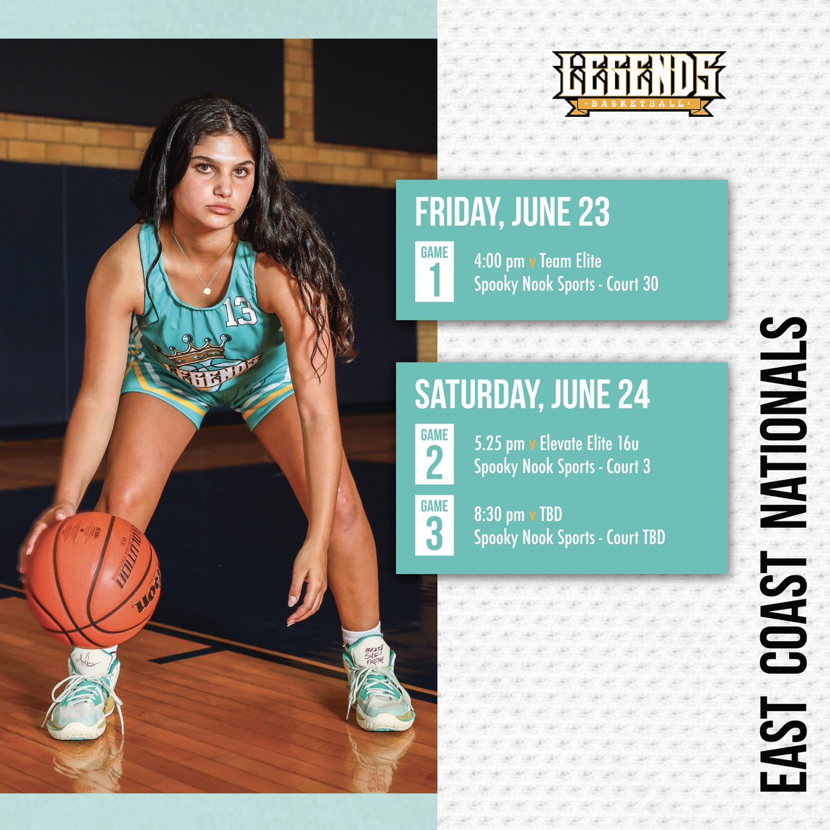 We’re on our way to East Coast Nationals! Follow along on Instagram and Twitter for updates about bracket play! 🏀 

#basketball #clubbasketball #16ubasketball #girlsbasketball