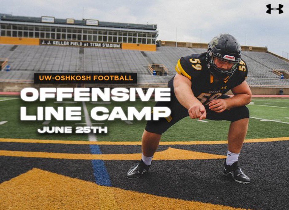 This Sunday we have our Offensive Line camp!! We will be having a classroom session and then on field practice to improve fundamentals and football IQ.

Register below:

register.ryzer.com/camp.cfm?sport…
