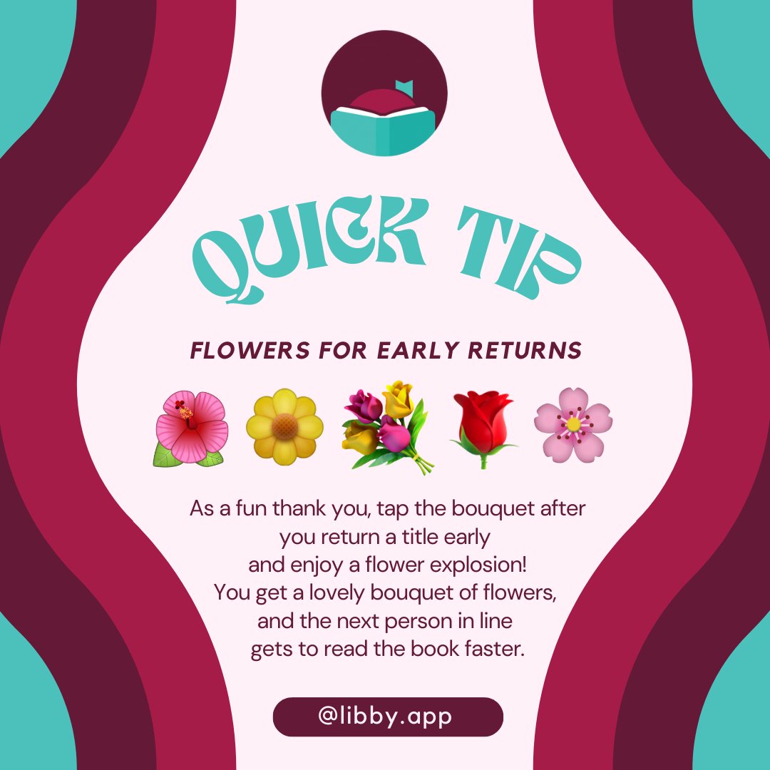 For more tips on how to customize your 📱  #LibbyApp experience, click here: bit.ly/3WCADWV
 
#LibraryApp #ReadingApp #BookApp #Books #Bookish #BookTwitter #eBooks #Audiobooks #LibbyAppTips #BookLovers #BookWorms