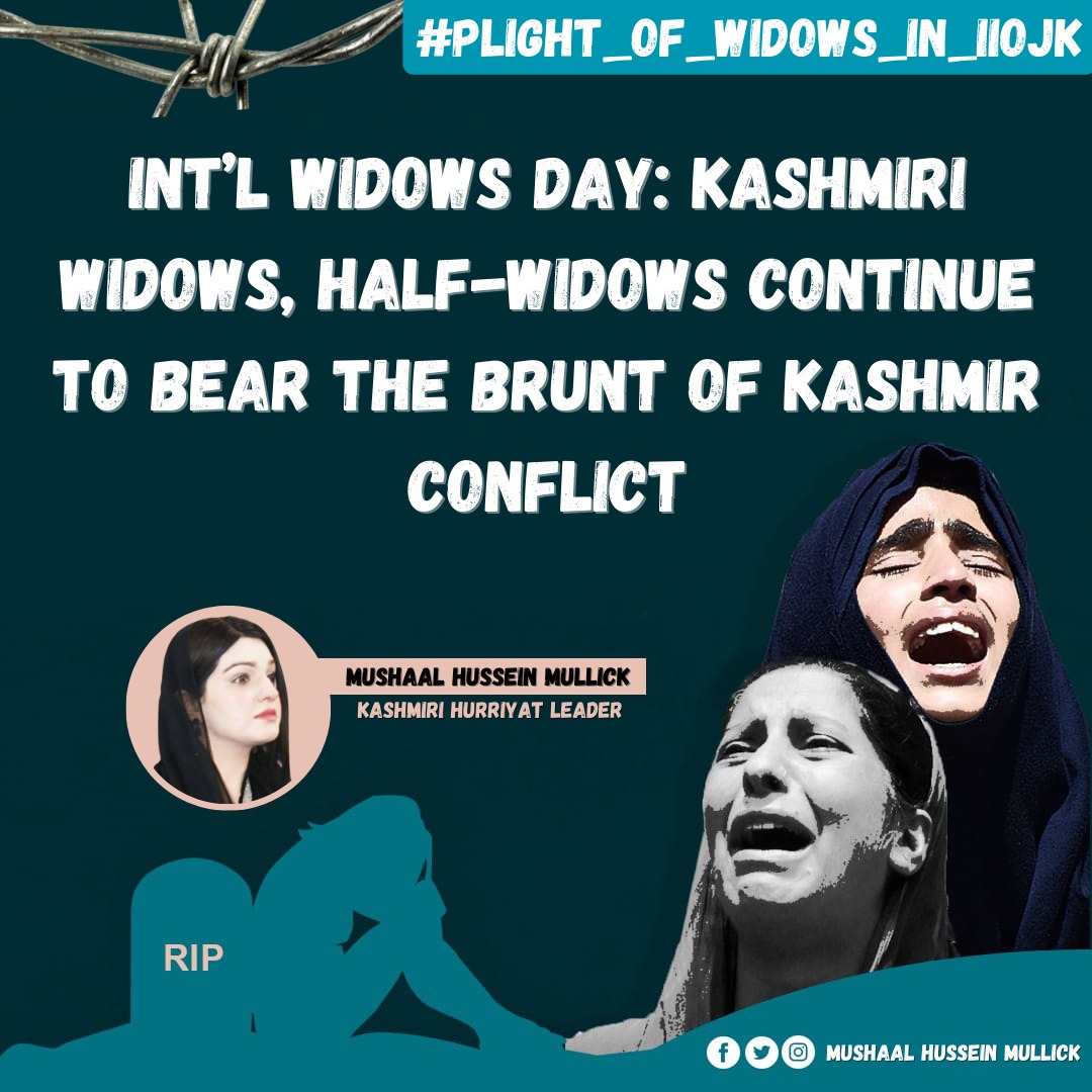 #InternationalWidowsDay #KashmiriWidows #HalfWidows #JusticeForAll #Plight_Of_Widows_In_IIOJK