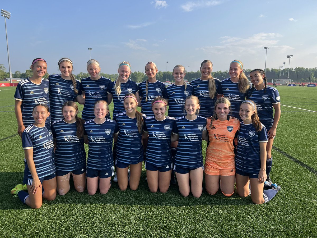 SportingNE_FC's tweet photo. Girls USYS @USYouthSoccer Regionals update:

Day 1️⃣
10 goals 1 conceded between our 04/05 and 08 ladies. 
04/05 - 3-0 v South Dakota 
08 7-1 v Kentucky

Relax. Rehydrate. Repeat. 
@NEBStateSoccer 
#RoadtoFL https://t.co/2zwEFSGHxK