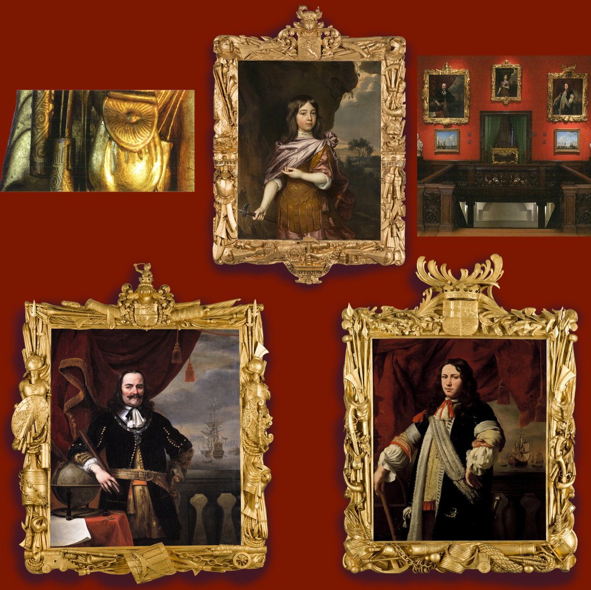 TheFrameBlogX's tweet image. Trophy frames @mauritshuis ...

See theframeblog.com/2014/08/28/mau…

#TheFrameBlog #TrophyFrame #17thCenturyFrame #MilitaryTrophies #FerdinandBol #JanMijtens #DeRuyter #VanBrederode  #Mauritshuis #17thCenturyPainting #Estofado