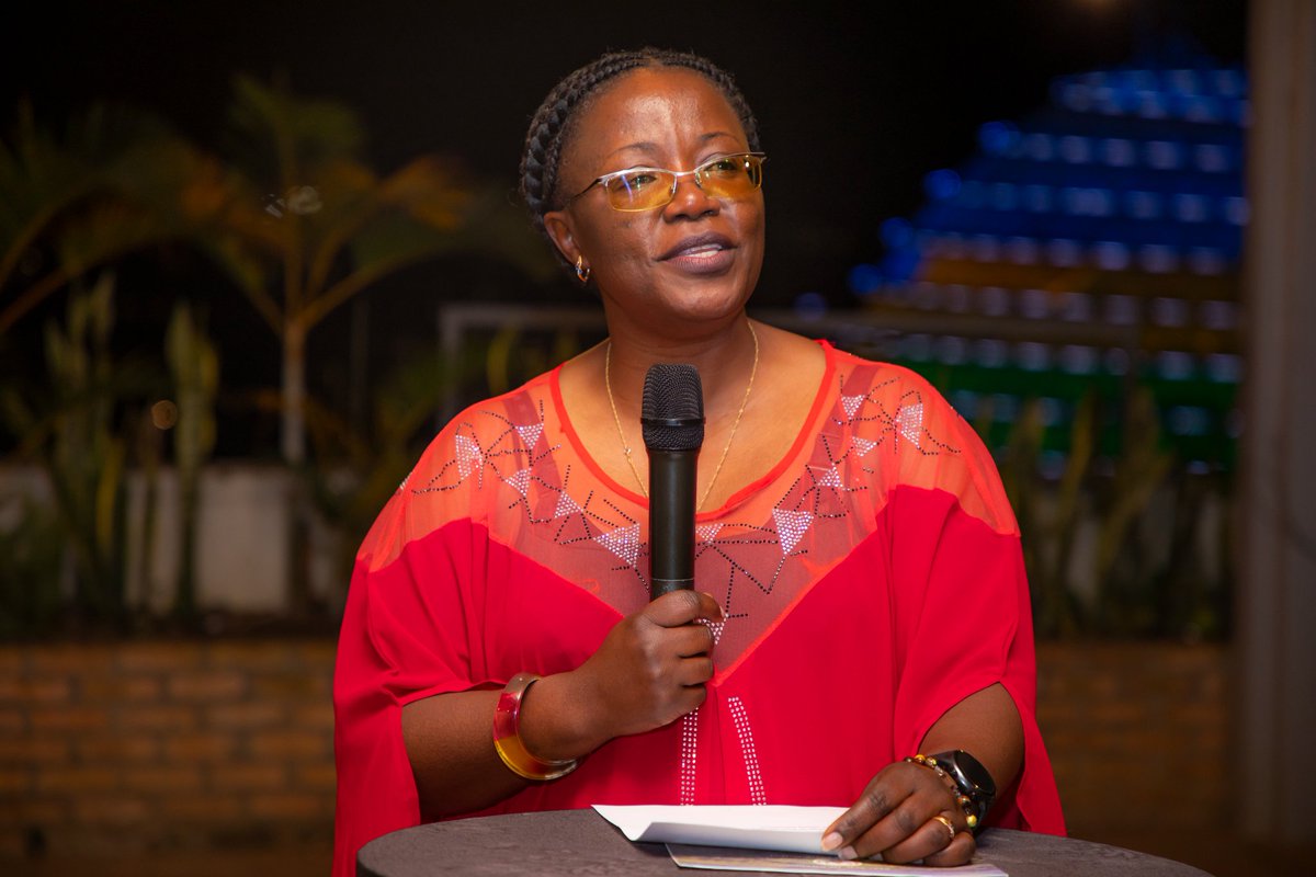 GGGI_Rwanda's tweet photo. We were honored to close GGGI Africa Country Representatives Retreat with a cocktail reception graced by the presence of Green Champion, Minister @MujaJeanne, Youth Champion Minister @jnabdallah and key Development partners supporting  Rwanda's Green Growth agenda #GreenRwanda https://t.co/vubc3SvPym