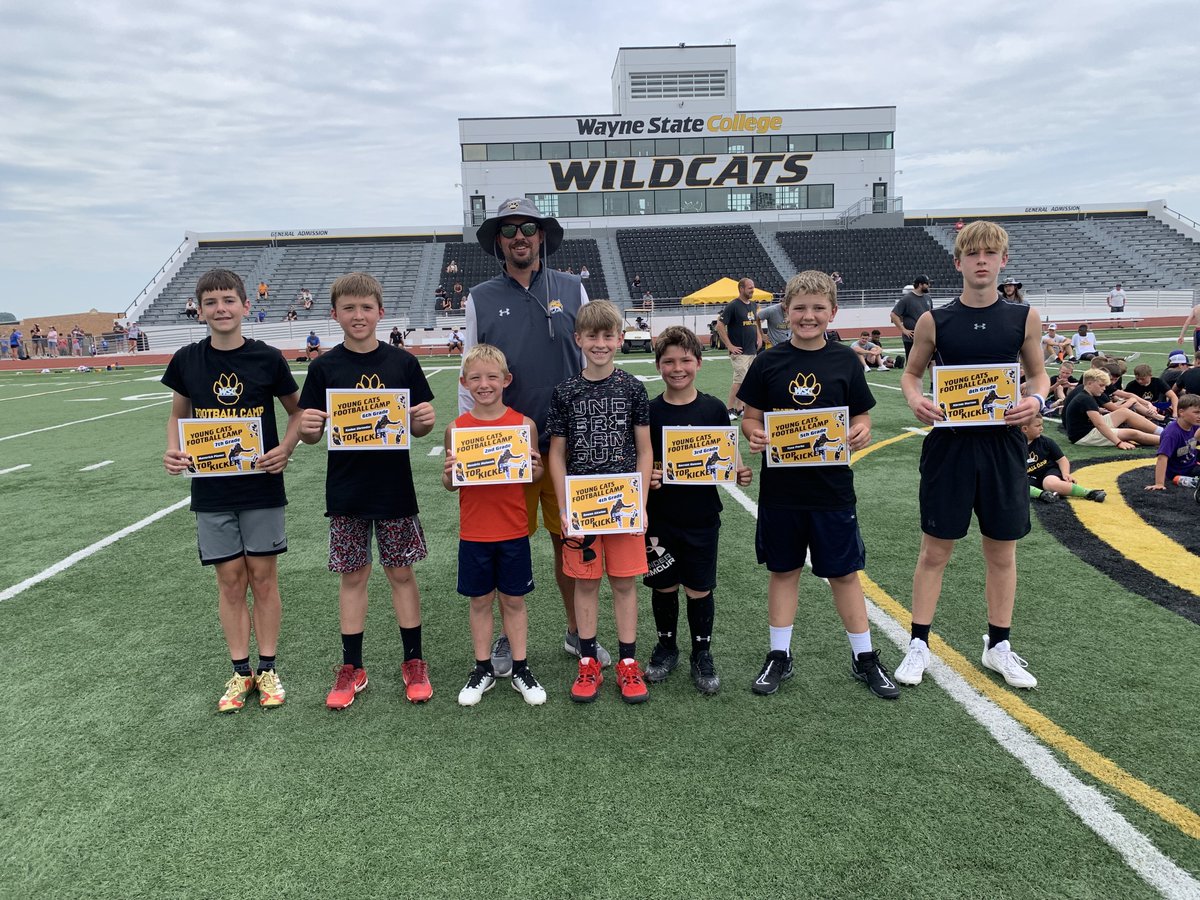 Wayne State Football on Twitter "Great day at the Paw for Youth Camp