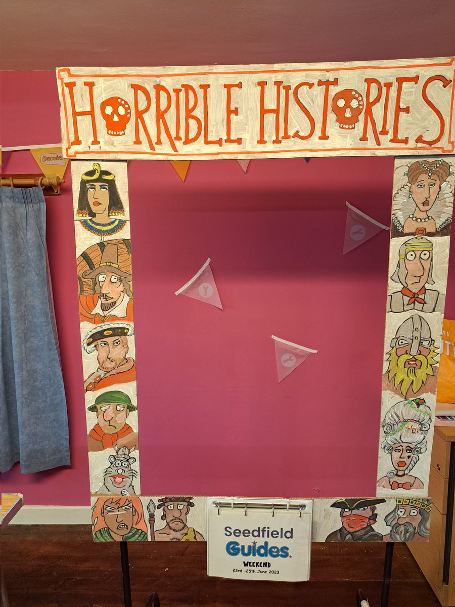 Shout out to 20th Bury Seedfield Guides about to start a horrible histories camp #horriblehistories <a href="/Girlguiding/">Girlguiding</a> <a href="/benwillbond/">benji 4️⃣</a> <a href="/JimHowick/">Jim Howick</a> <a href="/Lazbotron/">Laurence Rickard</a> <a href="/MarthaHD/">Martha Howe-Douglas</a> <a href="/simonfarnaby/">simon farnaby</a> <a href="/matthewbayton/">matthew pics</a>