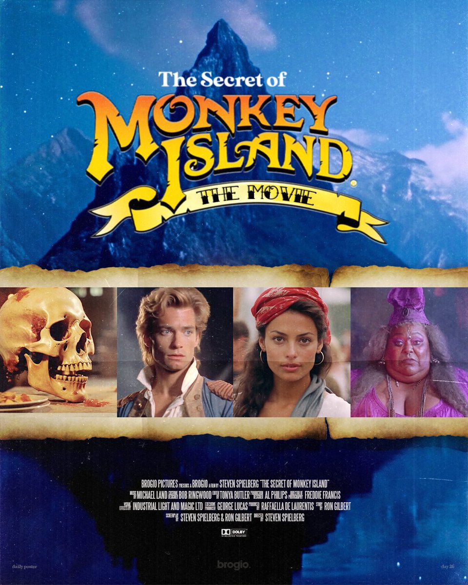 Monkey Island 1992 Movie
@legendofmi
@g0rillaAI
@LucasArtsMemory
@lucasartsfans
#AIart #AIcommunity #monkeyisland #guybrush #midjourney52 #midjourneyV52 #midjourneyart