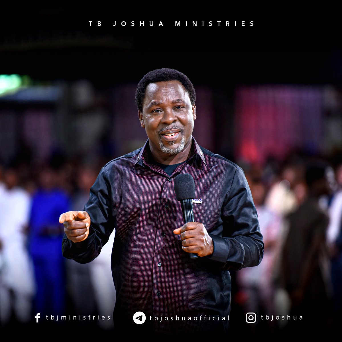 SCOANTBJoshua's tweet photo. “Don’t let challenges quit you, but God. God should say you should leave, not challenges. Challenges are a grace to strengthen and equip you more. Gold cannot be gold unless it passes through a furnace.” - Prophet T.B. Joshua

#TBJoshua #SCOAN #EmmanuelTV https://t.co/Rogaz1VvDi