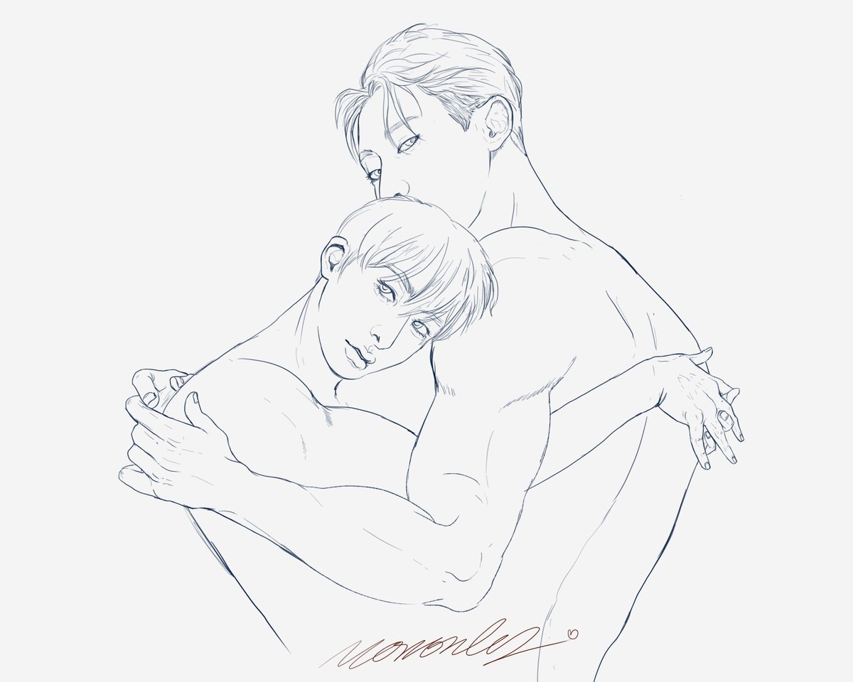 wononly_'s tweet image. I am doing my best to draw but my oldest dog got blind so i take care of him A LOT. We have to get used to it :')
See you, and i love you all  ❤️ (X1OOOO)