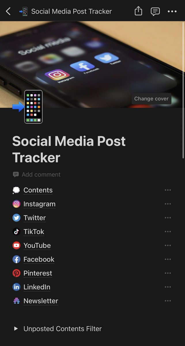 DigiProLab's tweet photo. 🚀📈 Tracking your social media posts on multiple platforms can be overwhelming. 😫 

That's why we're giving away a FREE Notion template for post tracking! 📝 Save time and organize your content like a pro. #socialmedia #posttracker #productivity #notiontemplate #freebie https://t.co/3GM1IvuD9i