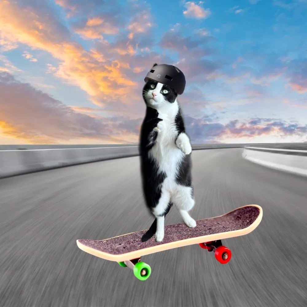 Photo dump of Bailey from this week 

#thiscatisphotoshopped