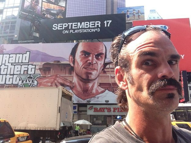 GTAVInewz's tweet photo. One day this image will be recreated by one of the GTA 6 actors. 10 years has passed since GTA 5! https://t.co/cXJhOFURhF