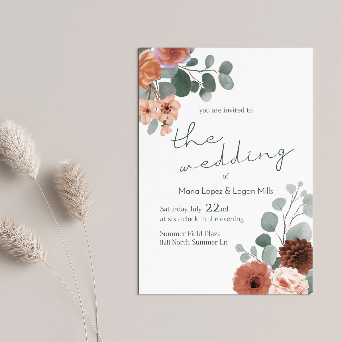 🌻✨ From dreamy floral designs to whimsical fonts, our easy-to-use platform lets you personalize every detail. corjl.com/en/  💌💍 
.
 #Corjl #BohoWedding #SummerVibes #InvitationDesign #CreativityUnleashed'