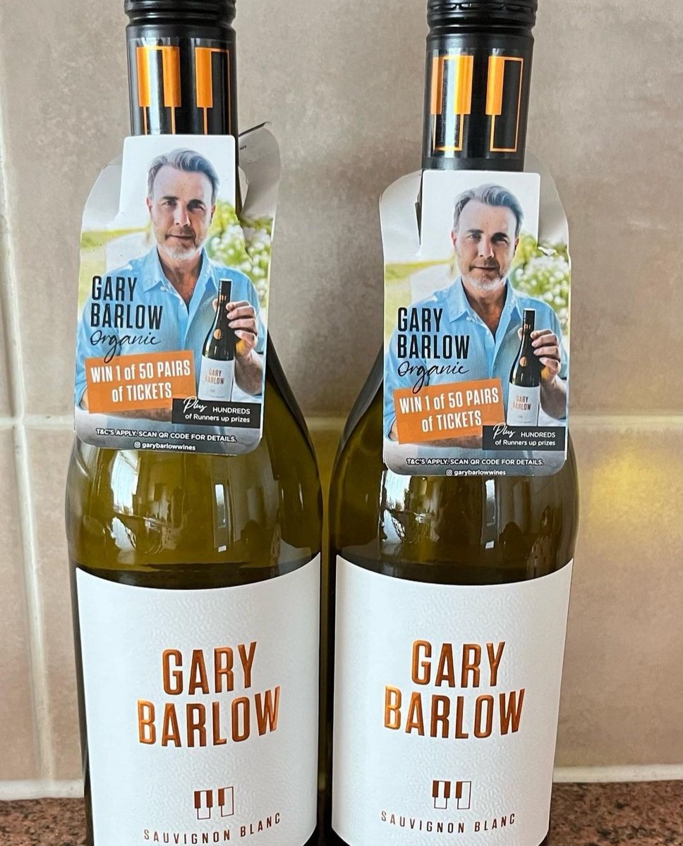 @GaryBarlow Received mine the other day🍾🍷 Cheers @GaryBarlow ❤