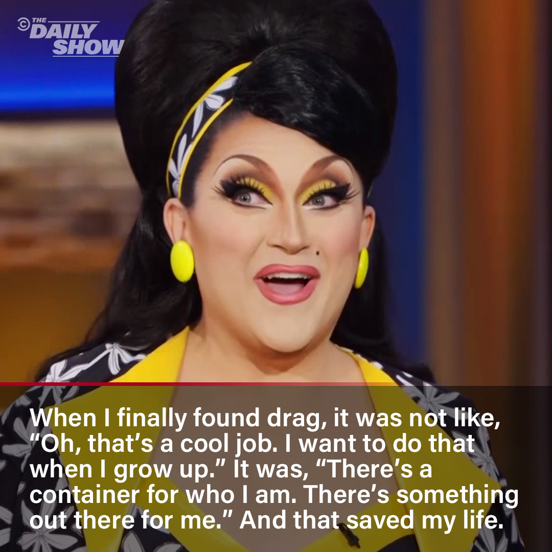 The Daily Show On Twitter How Drag Saved bendelacreme s Life the-daily-show-on-twitter-how-drag-saved-bendelacreme-s-life