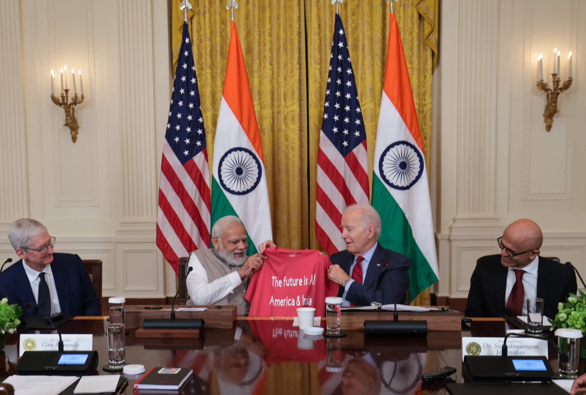 AI is the future, be it Artificial Intelligence or America-India! Our nations are stronger together, our planet is better when we work in collaboration.