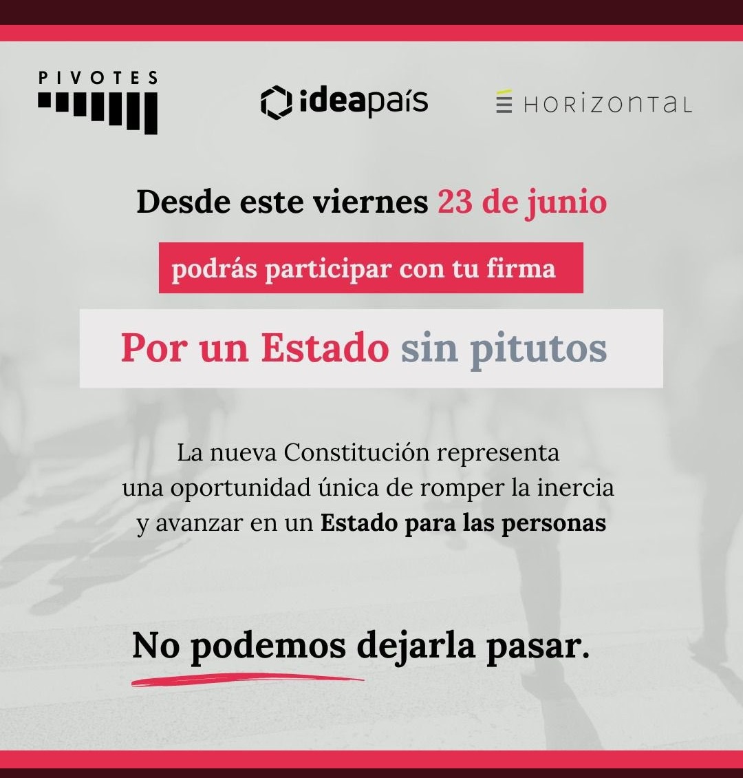 ignaciobriones_'s tweet photo. Más que nunca, #PorEstadoSinPitutos. Los invito a apoyar Iniciativa Popular de Norma para Consejo Constitucional. Empujada por @Pivotes_cl, @horizontalchile e @ideapais, busca un Estado que gaste bien y al servicio de las personas, y no al revés. Apoya 👇 
https://t.co/2myCAKASoz https://t.co/Y7EMvawtg4