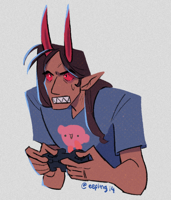 art raffle at 100
<a href="/Andre_____s/">Andre s</a> some friend gift art for attention
#art #demonboy #digitalart #raffle