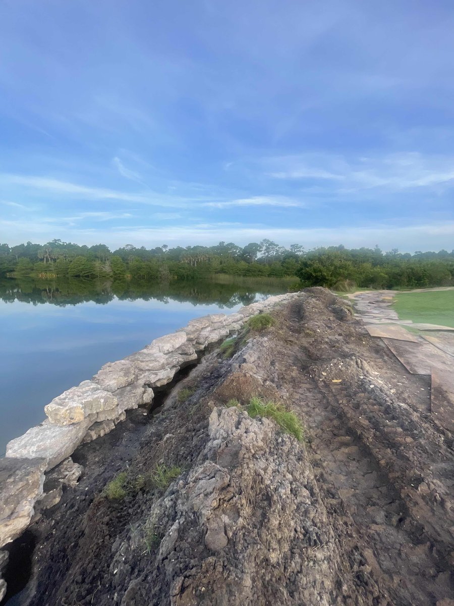 Here is an updated look at the rock wall the crew was constructing earlier this week at the Jupiter Country Club. The crew is doing a stellar job per usual! 

#AspenGolf #AspenRed #GolfCourseConstruction