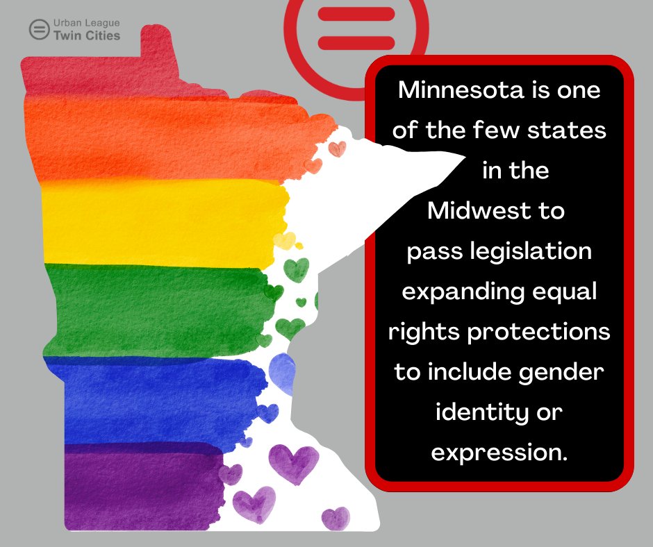 CSJatULTC's tweet image. #FridayFacts

It&apos;s the end of Pride Month, so let&apos;s talk about MN and anti-LGBTQ legislation. 🏳‍🌈

Insights by @CSJatULTC. Data by #MNLeg. 

#ULTC #UrbanLeagueTwinCities #LGBT #LGBTQIA+ #SafeHavenState #Pride