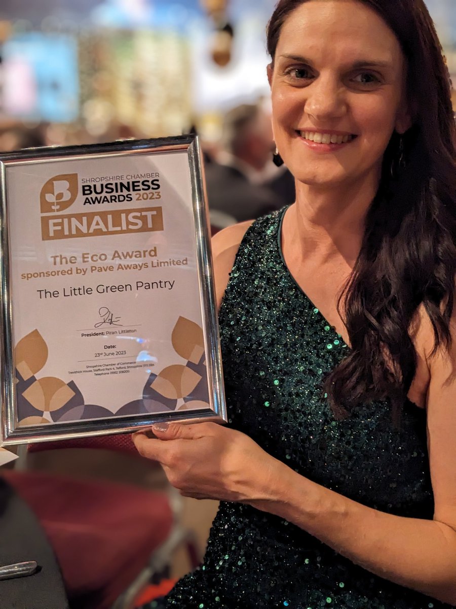 thelgptelford's tweet image. Finalist for The Eco Award at @ShropsChamber #SCBA2023 Awards 🎉🎉🎉