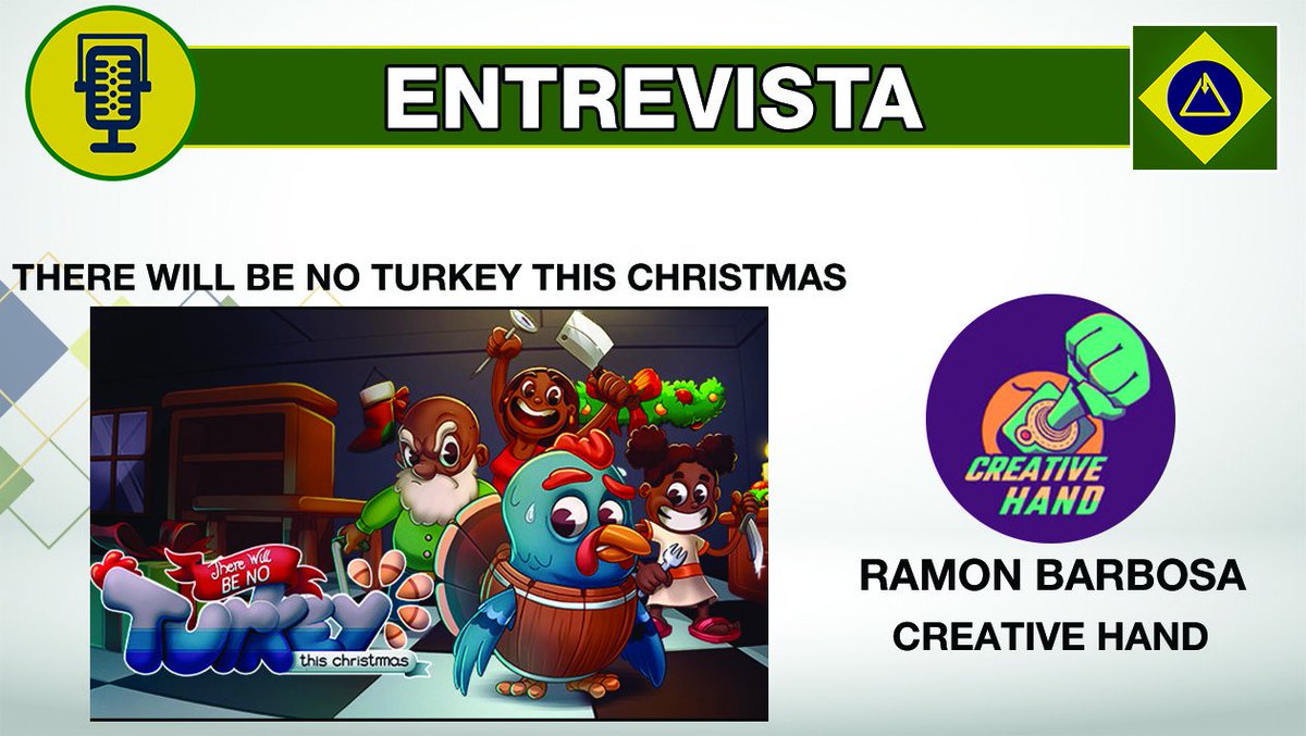 TGamerInsideBR's tweet image. Vídeo de entrevista com o Ramon Barbosa da @CreativeHandOf, em que nos conta um pouco sobre o jogo There Will Be No Turkey This Christmas! No papo, fala sobre como surgiu o projeto, características, funcionamento do time, dificuldades e mais. Link no próximo tweet ⬇️

#gamebr