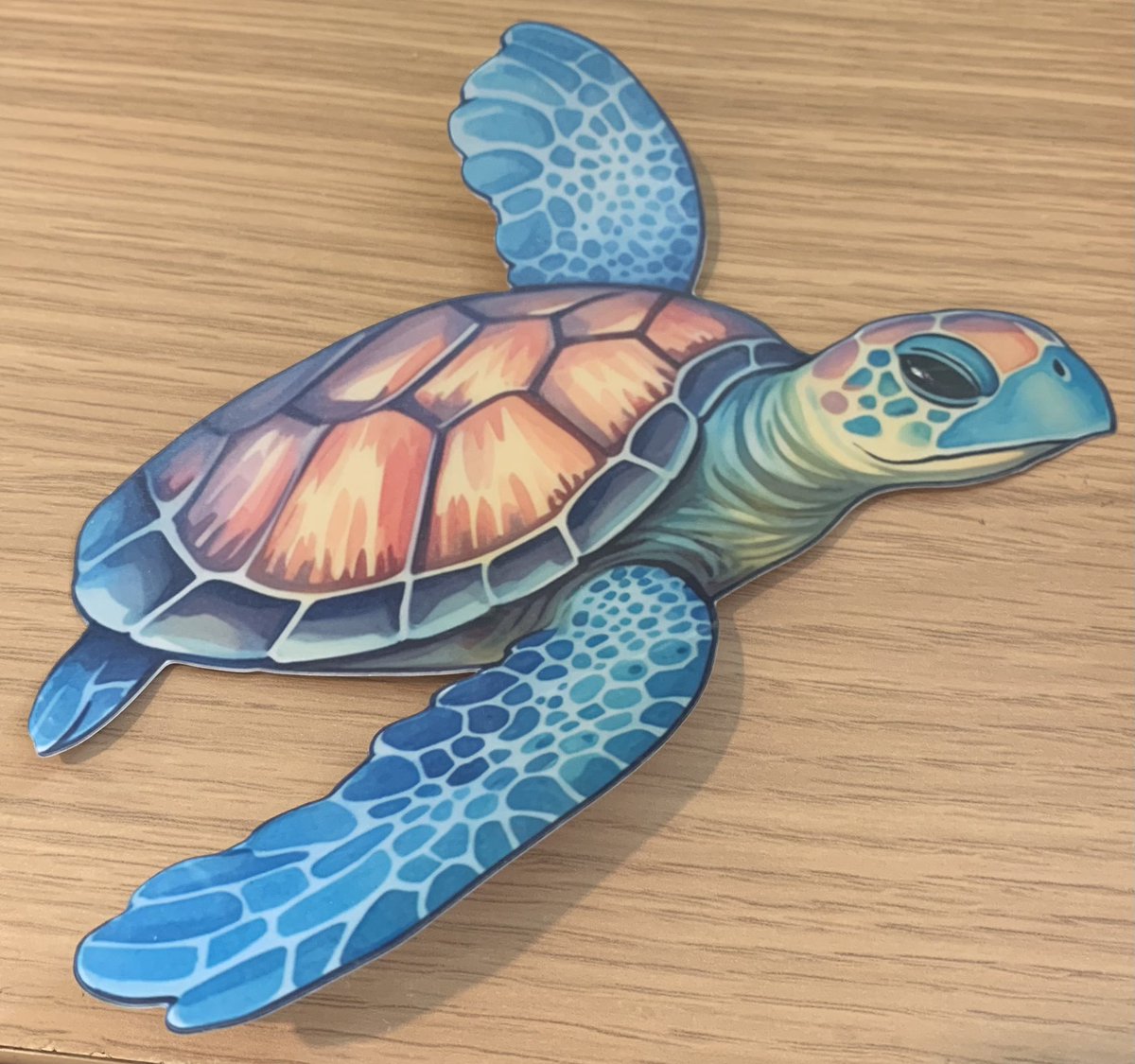 Our lovely Whimsical Sea Turtle vinyl Sticker #Vinylsticker #Decal #turtle #sealife #underthesea #mhhsbd