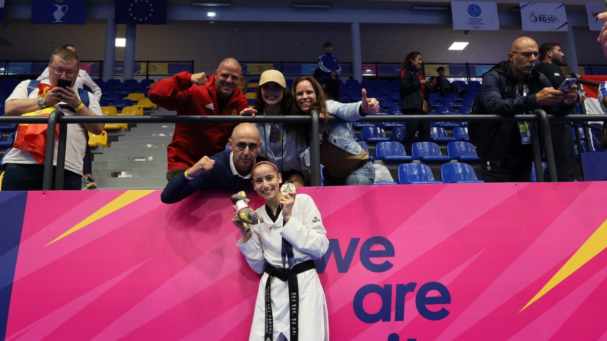 European Games 2023 
#TeamESP 

🇪🇸 🥇 Adriana Cerezo Iglesias -49 kg 

Enhorabuena equipo!!! @HankukTkd #Sanse 
#WomenMakingHistory 

@COE_es @deportegob @deportesclm @sansedeporte @diariodesanse