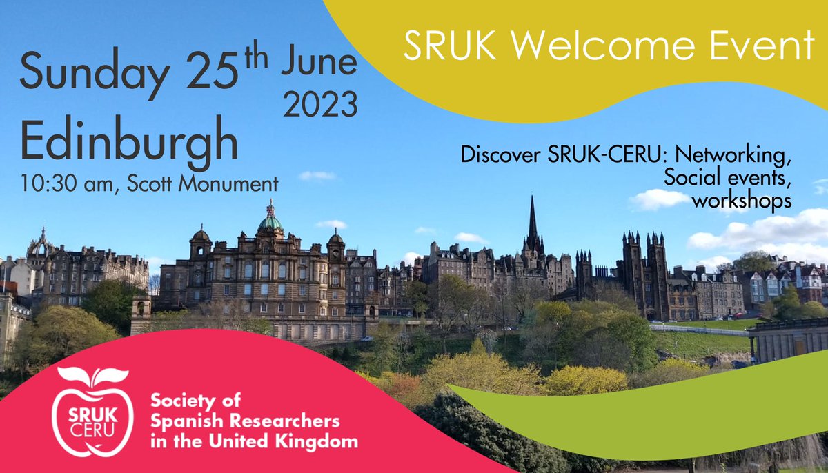 ComunidadCeru's tweet photo. Are you a researcher in Scotland? 🏴󠁧󠁢󠁳󠁣󠁴󠁿 Join us this Sunday morning the 25th in Edinburgh for a tour around the city centre and to get to know SRUK/CERU 🍏 https://t.co/8bdUXUtVT4