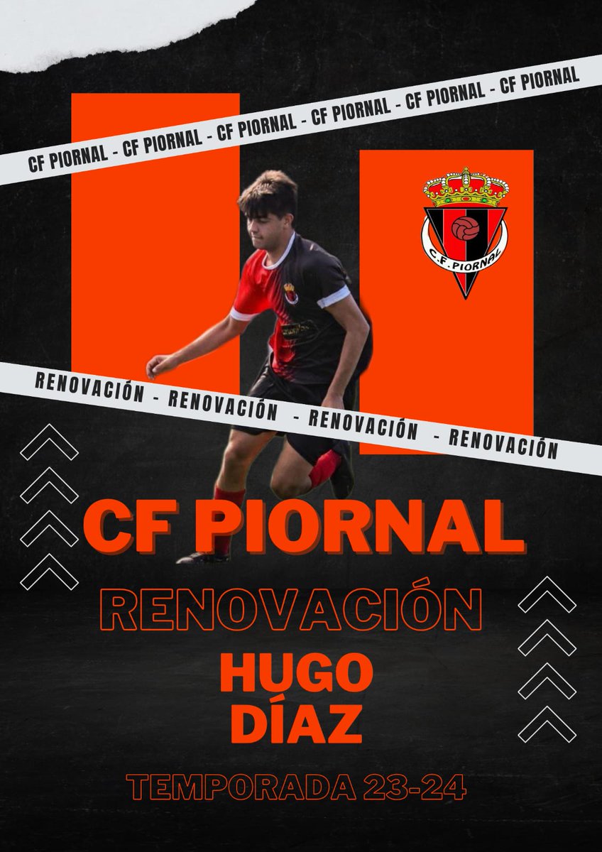 💥 Renovacion temporada 23/24

HUGO DÍAZ, jugador Casareño es otro de nuestros juveniles que la pasada campaña realizó un grandísimo año, seguirá dominando el medio campo una temporada más en nuestro club.

Encantado de que sigas formando parte de esta familia ❤️🖤
<a href="/hugodiaz_05/">Hugo</a>